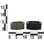 Колодка тормозная передняя Daewoo Nexia 1.5, Espero, Nubira; Opel Kadett, Omega Astra F