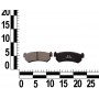 Колодка гальмівна задня Chevrolet Lacetti з 2004 до 2007 р, Daewoo Nubira II, 1.4; 1.6; 1.8