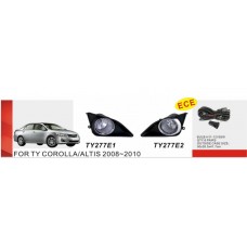 Фари доп.модель Toyota Corolla 2007-10/TY-277E2/H11-12V55W/ел.проводка