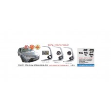 Фари доп.модель Toyota Corolla SD 2018-/TY-9377L-1/H8-12V35W+DRL-6W/6W/FOG+DRL+TURN/ел.проводка