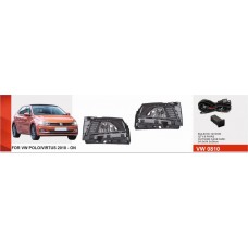 Фари доп.модель VW Polo 6 2017-21/VW-0810/H8-12V35W+LED-6W/6W/FOG+DRL+TURN/ел.проводка