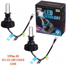 Лампы PULSO S1 PLUS/H3/LED-chips CSP/9-32v2*20w/4500Lm/6500K