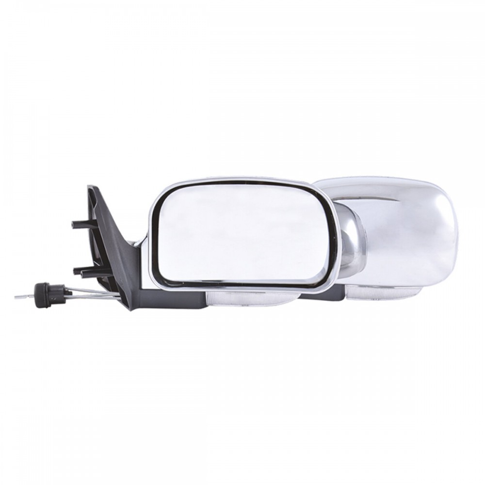 Дзеркала бокові Carlife, ВАЗ 2108, 09, 099, 13, 14, 15  хром з повт. повороту, сф.антибл., компл 2шт