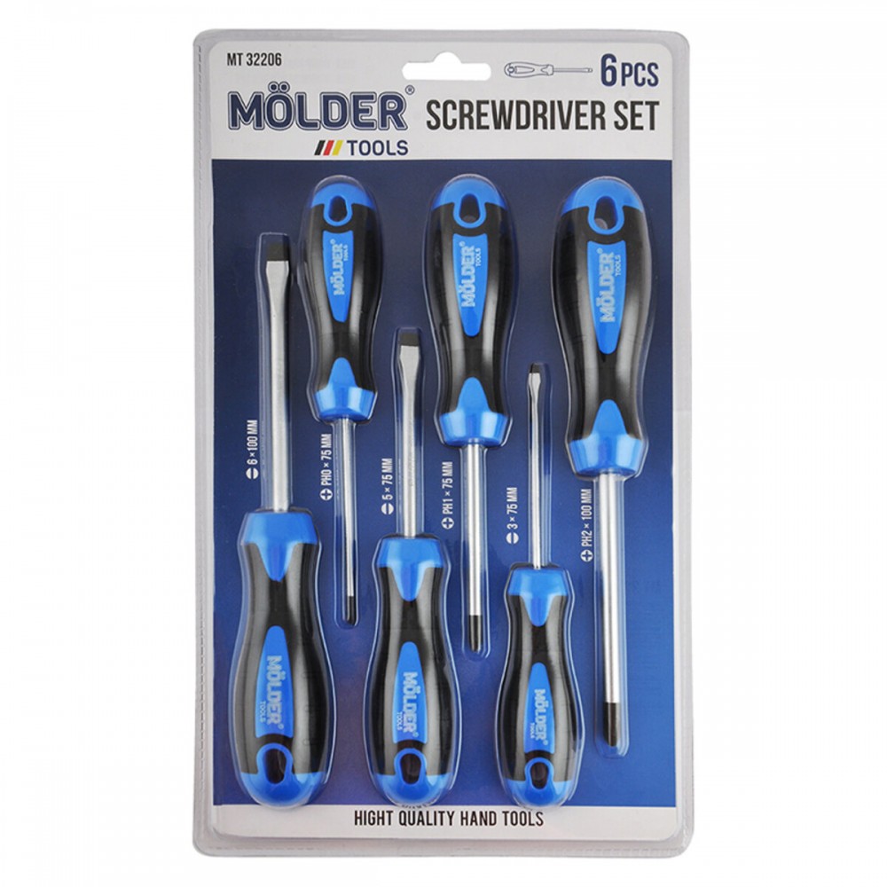 Набор отверток Molder MT32206 6шт