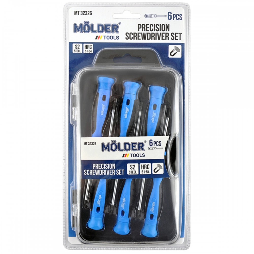 Набор отверток Molder для точных работ MT32326 6шт