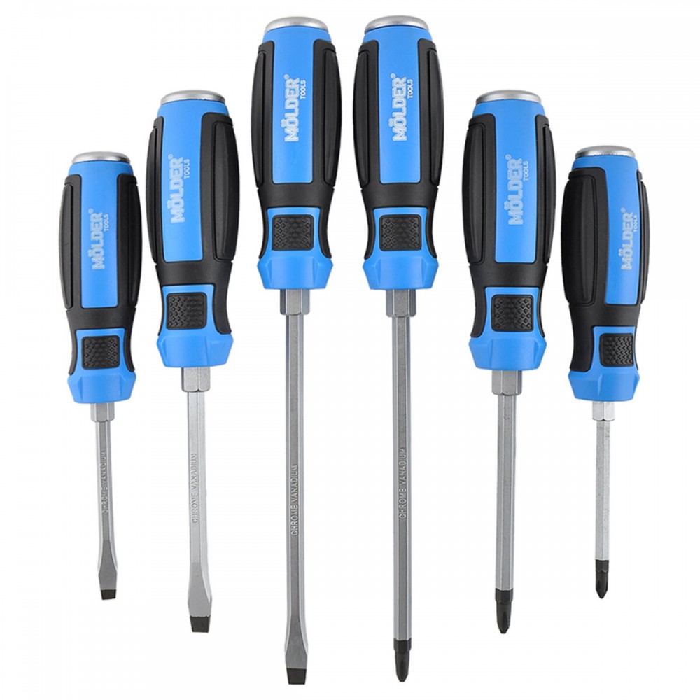 Набор отверток Molder ударные с шестигранной опорой 6шт MT33206