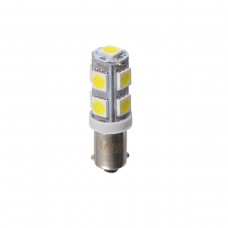 LED автолампа Solar 12V T8.5 BA9S 9SMD 5050, white 2шт