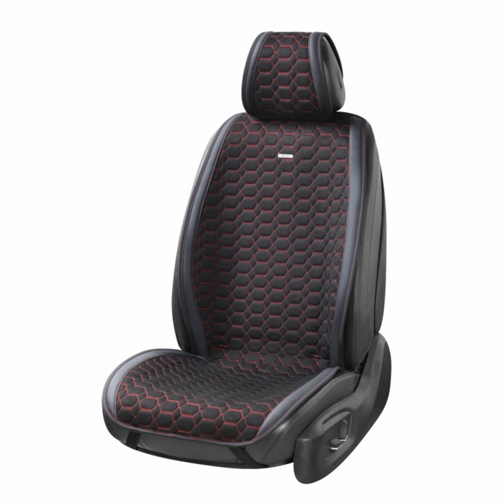 Премиум накидки для передних сидений BELTEX Monte Carlo, black-red 2шт.