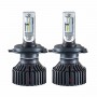 LED автолампа Solar H4 12/24V 6500K 8000Lm 60W ZES Chip