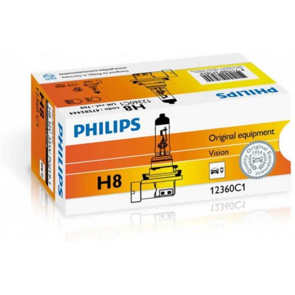Галогеновая лампа Philips H8 12V 35W PGJ19-1