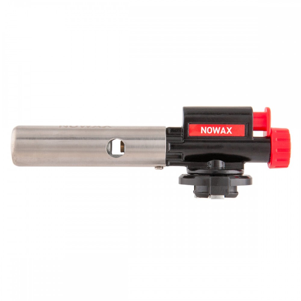 Газовая горелка Nowax на баллон, сопло: Ø 22мм, длина 80мм, керам. защита, об.360˚, мет. корпус