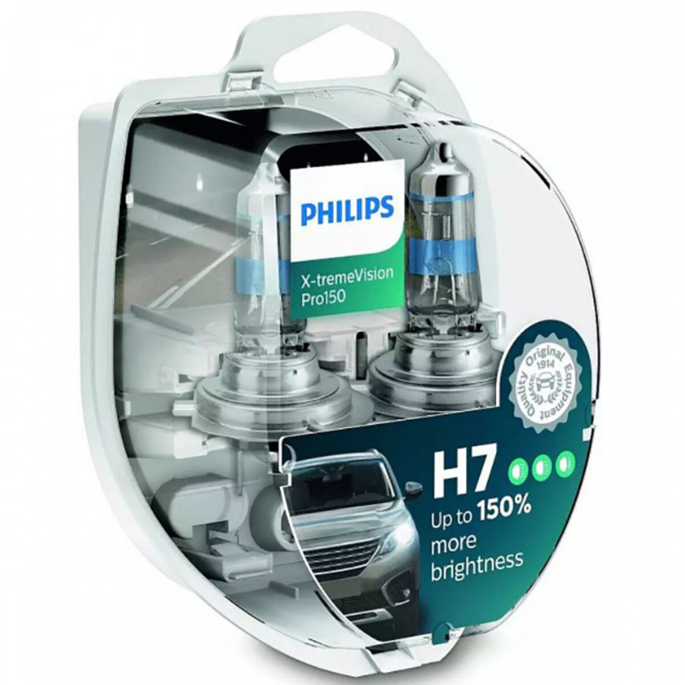 Галогеновая лампа Philips H7 X-tremeVision Pro150 12V 55W PX26d