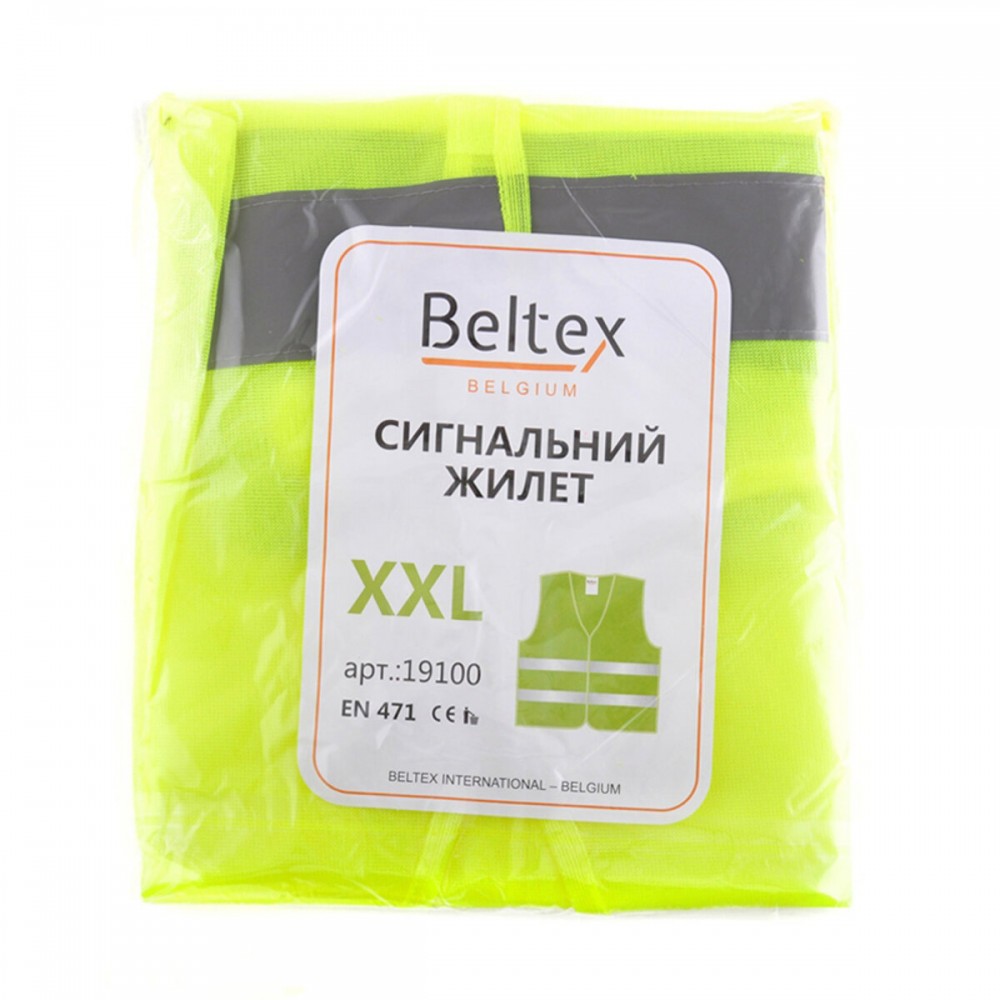 Жилет сигнальний Beltex, розмір XXL BX19100