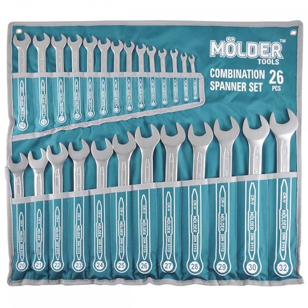 Набор ключей Molder CR-V, 6-32мм, 26шт