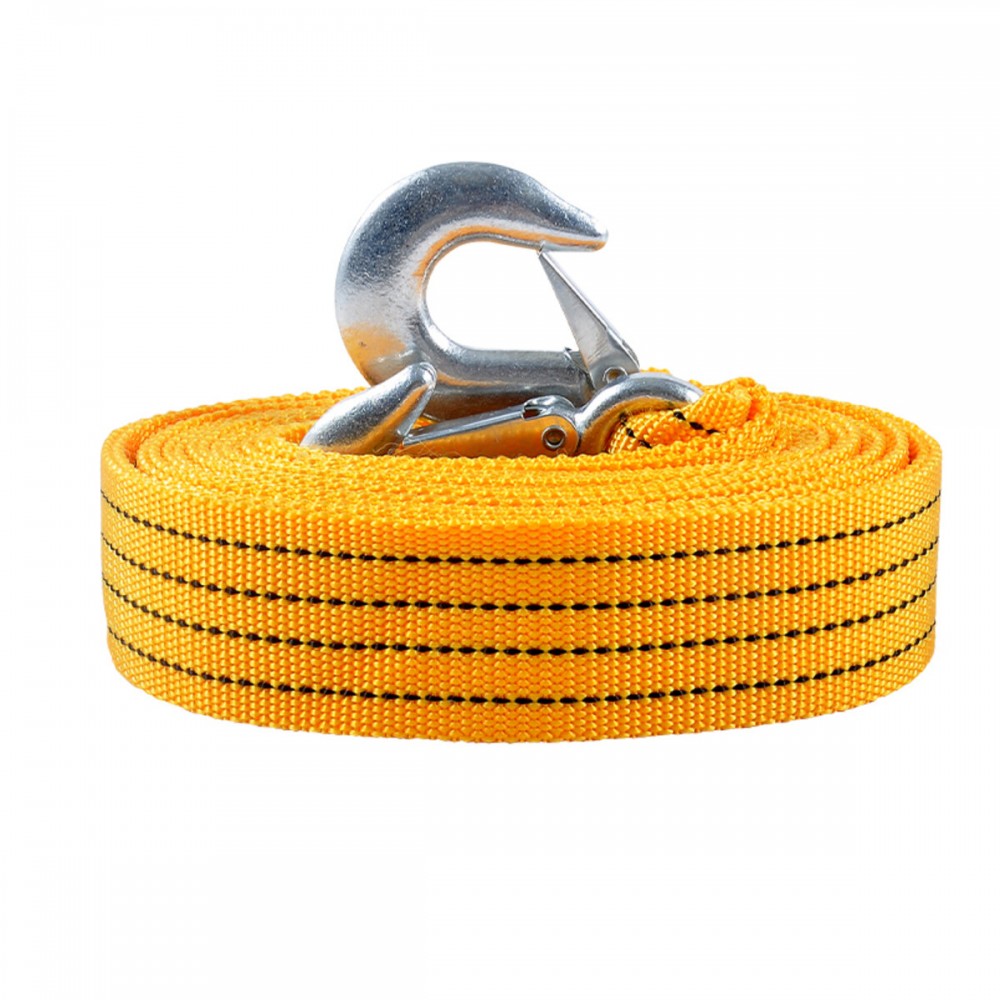 Буксировочный трос Carlife 3т, 5,5м (сумочка полиэтилен)