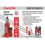 Домкрат гидравлический бутылочный CarLife 5т 195-380мм в кейсе