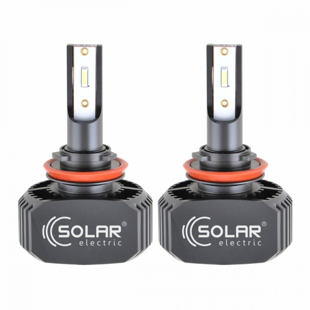 LED автолампа Solar H11 12/24V 6000K 5000Lm 40W CSP1860 2шт