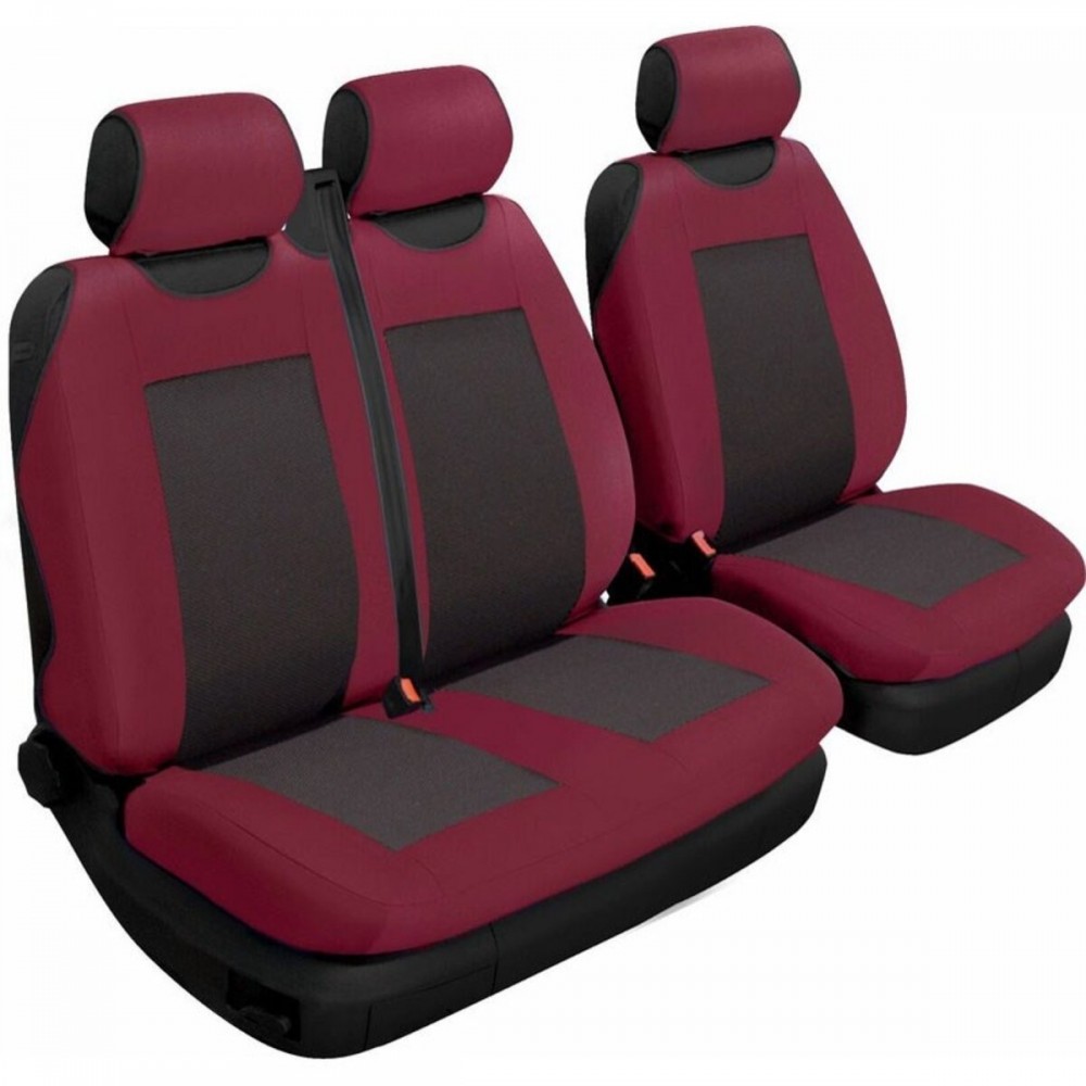 Чехлы универсал Beltex Comfort гранат, без подголовников (2+1шт) А