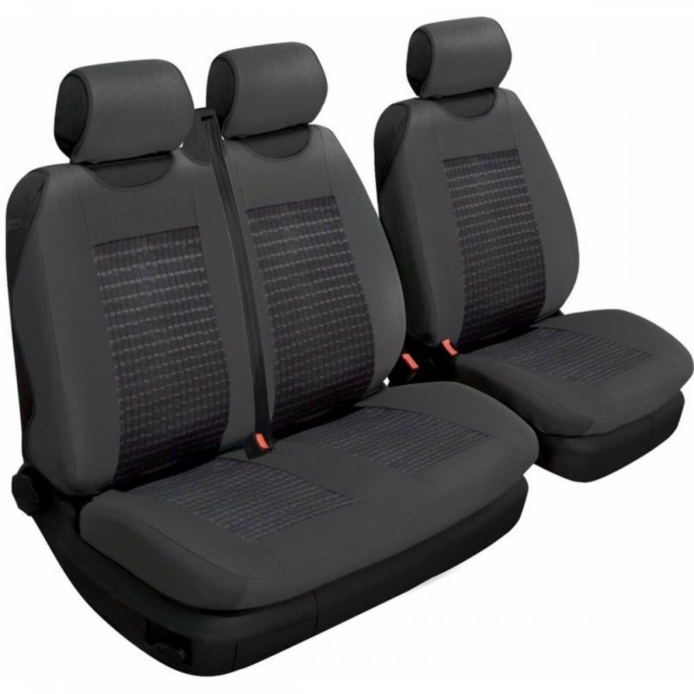Чехлы универсал Beltex Comfort черный, без подголовников (2+1шт) В