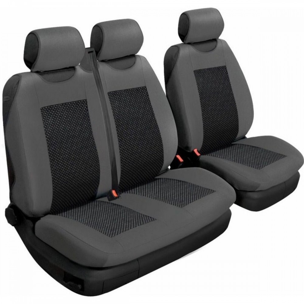 Чехлы универсал Beltex Comfort графит, без подголовников (2+1шт) В