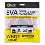 Стрічка клеюча двостороння Solar, EVA, біла, 50ммx5м