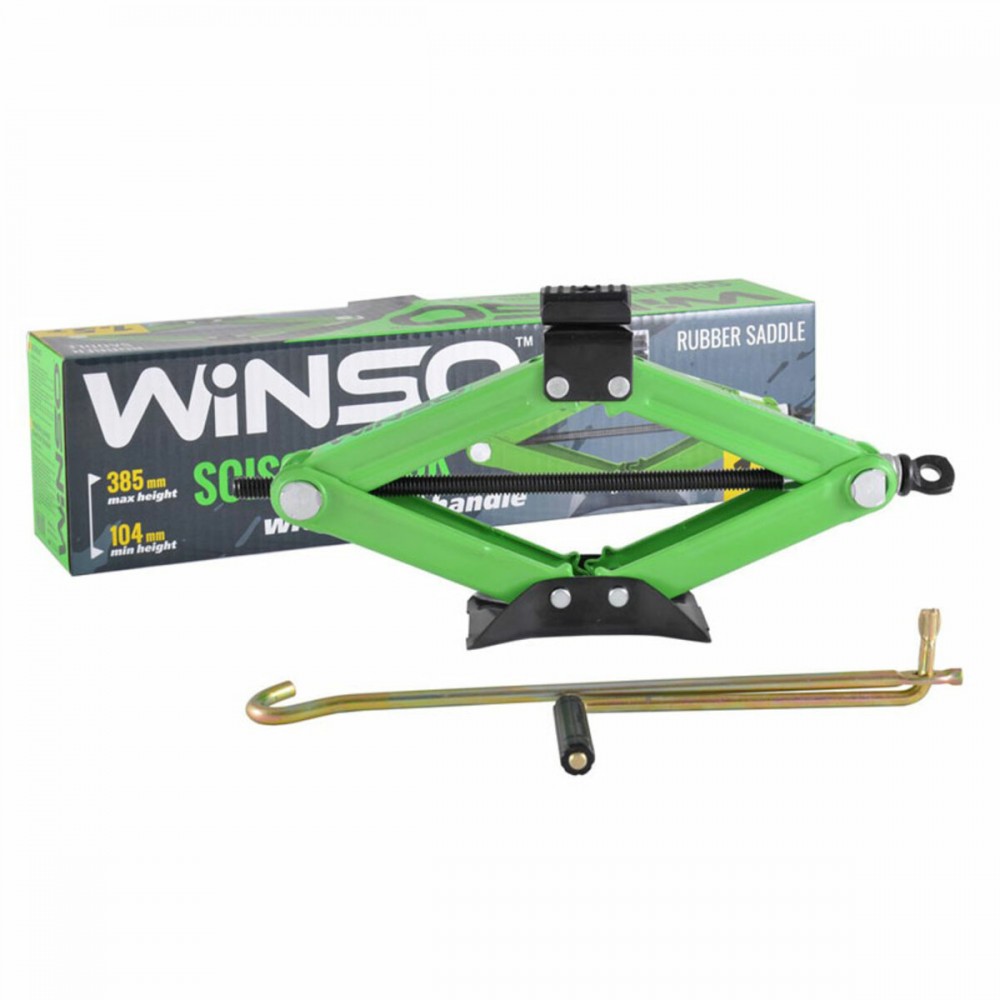 Домкрат ромбовый, Winso 1,5т 104-385мм 121510