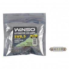 LED автолампа Winso 12V SMD SV8.5 T11x39, 10шт 127490