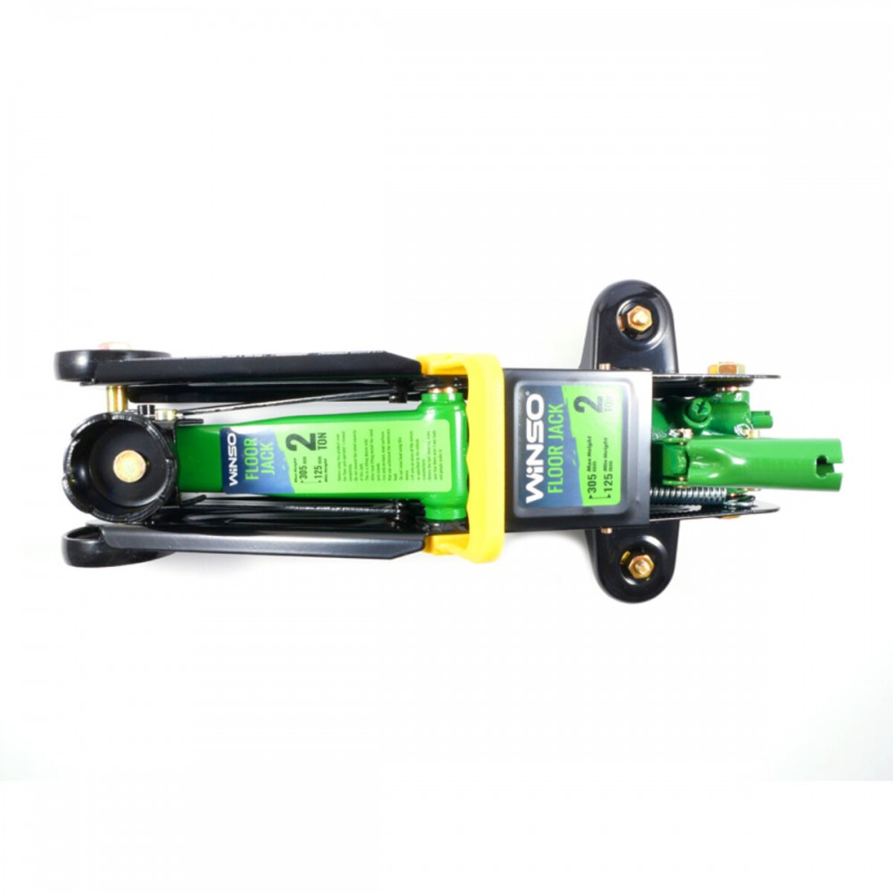 Домкрат гидравлический, подкатной, 2т, 6.3 кг, высота 125-305мм, пластиковая упаковка