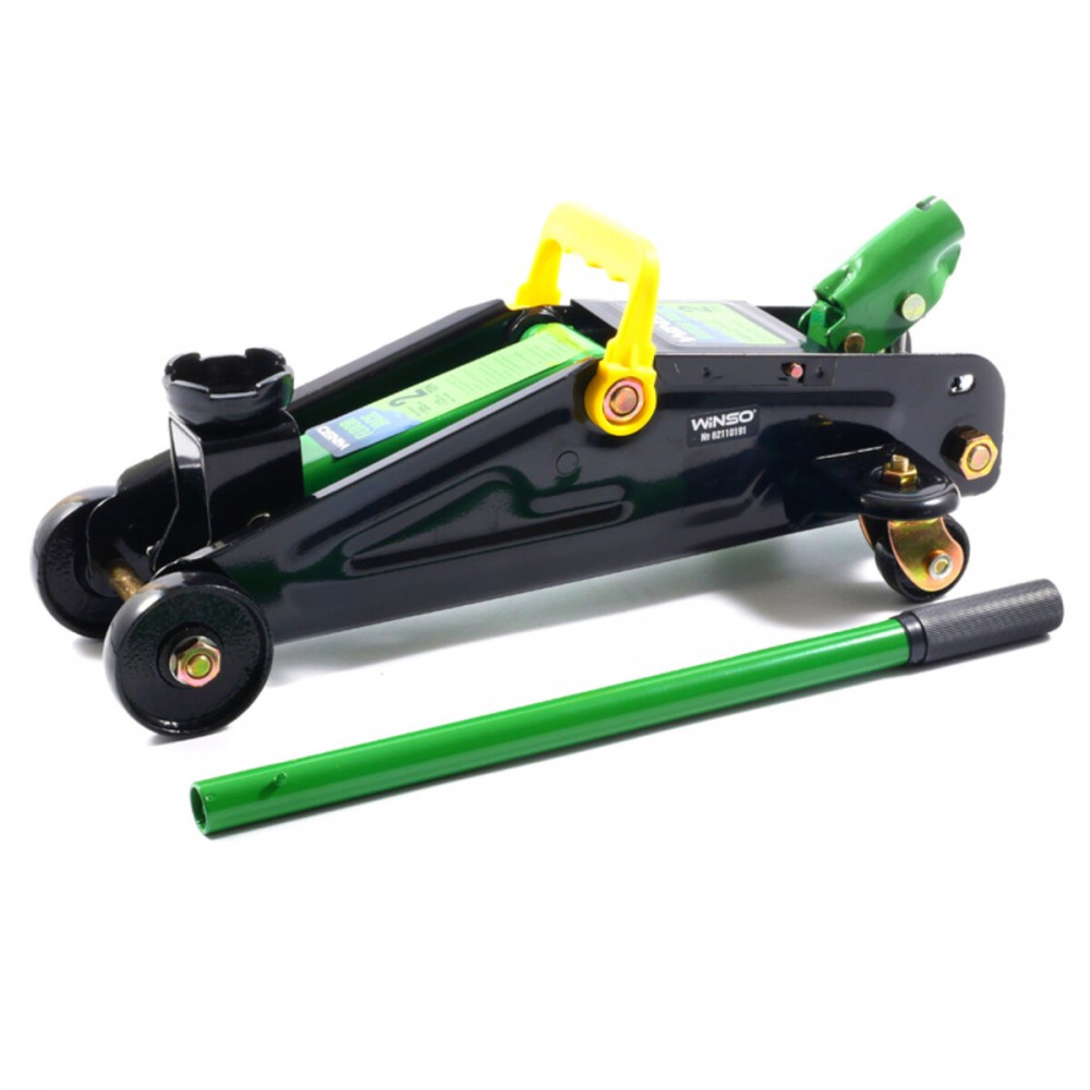 Домкрат гидравлический, подкатной, 2т, 6.3 кг, высота 125-305мм, пластиковая упаковка