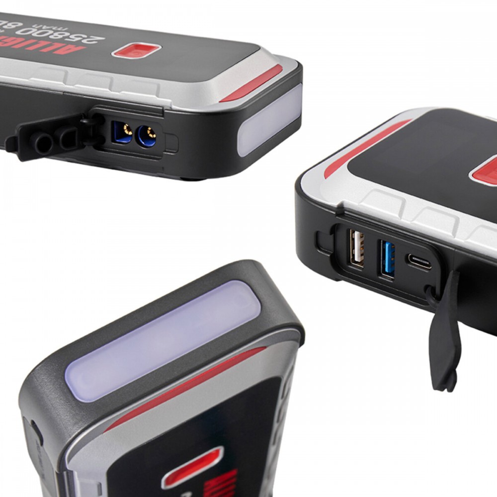 Бустер (пусковий пристрій) Alligator Jump Starter 1500A/2500A 25800mAh зі Smart-клемами