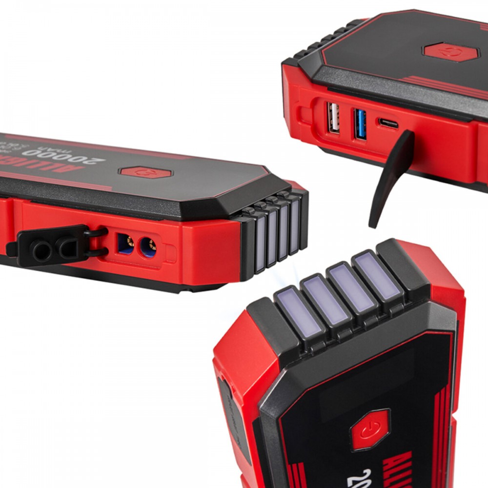 Бустер (пусковий пристрій) Alligator Jump Starter 800A/1600A 20000mAh зі Smart-клемами