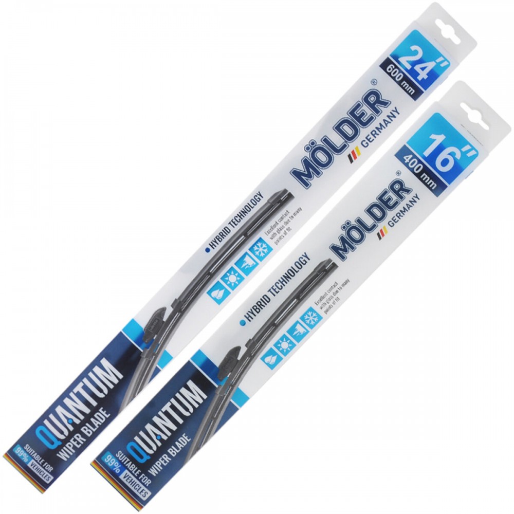 Комплект щеток стеклоочистителей гибридных Molder Quantum для Renault Megane 2008-2015