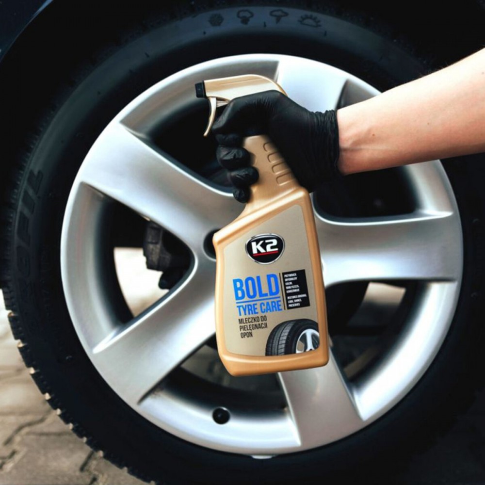 Набор для автомобильного ухода за дисками и шинами K2 (6 од.)