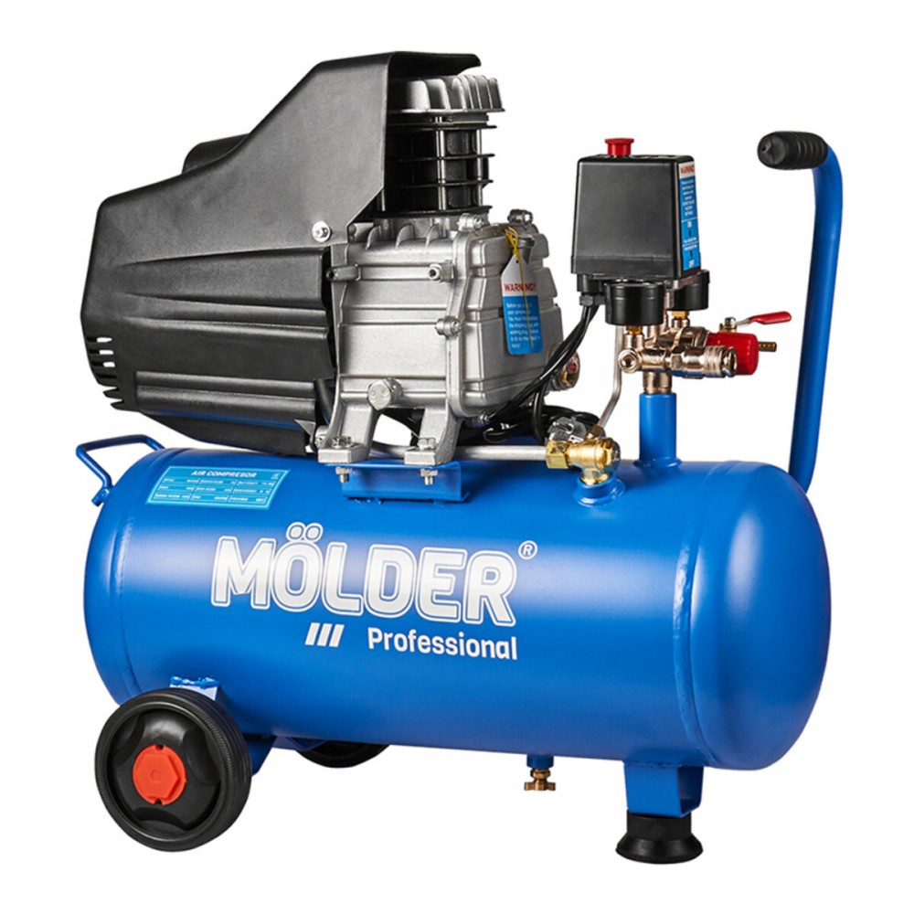 Компресор повітряний Molder з ресивером 24л, 175л/хв, 1100Вт