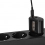 Сетевое зарядное устройство Brevia ePower PD20W USB-C+USB-A черный