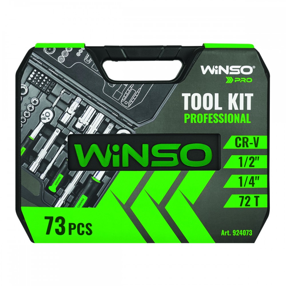Професійний набір інструментів в кейсі Winso Pro 1/2