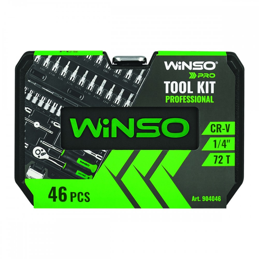 Профессиональный набор инструментов в кейсе Winso Pro 1/4