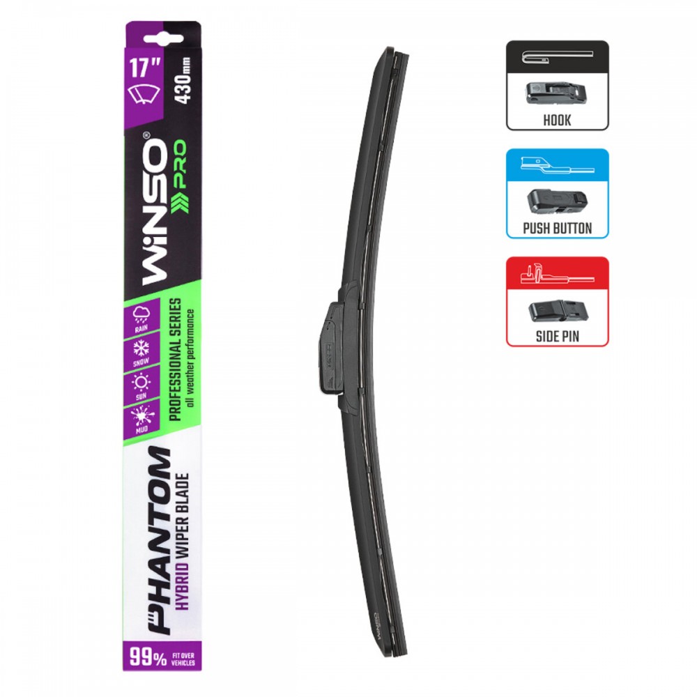 Щетка стеклоочистителя гибридная Winso Pro Phantom 17/430мм