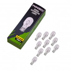 Лампа розжарювання Winso 12V W16W 16W W2,1x9,5d, 10шт