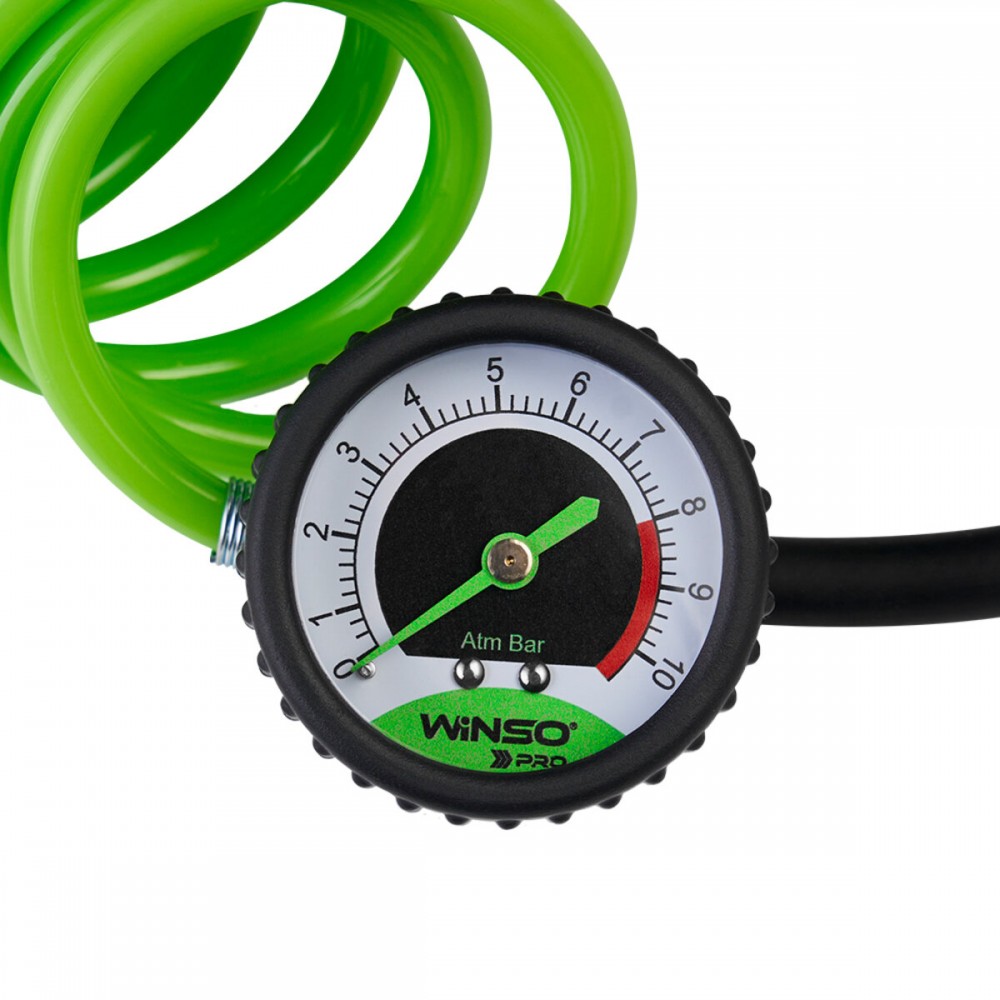 Компрессор автомобильный Winso Pro Extreme 12В, 10 Атм, 90 л/мин с зажимами АКБ 137000