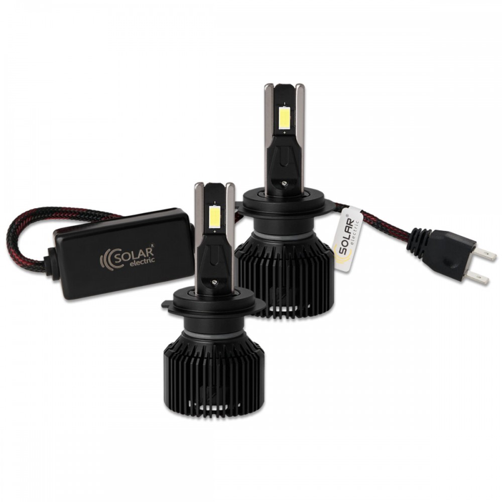 Автолампа Solar LED H7 12/24V 130W 11000Lm 6500K CSP3570 2шт