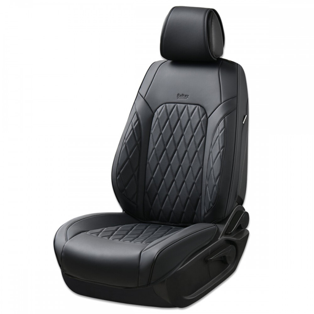 Комплект, 3D чехлы для сидений BELTEX Malibu, black