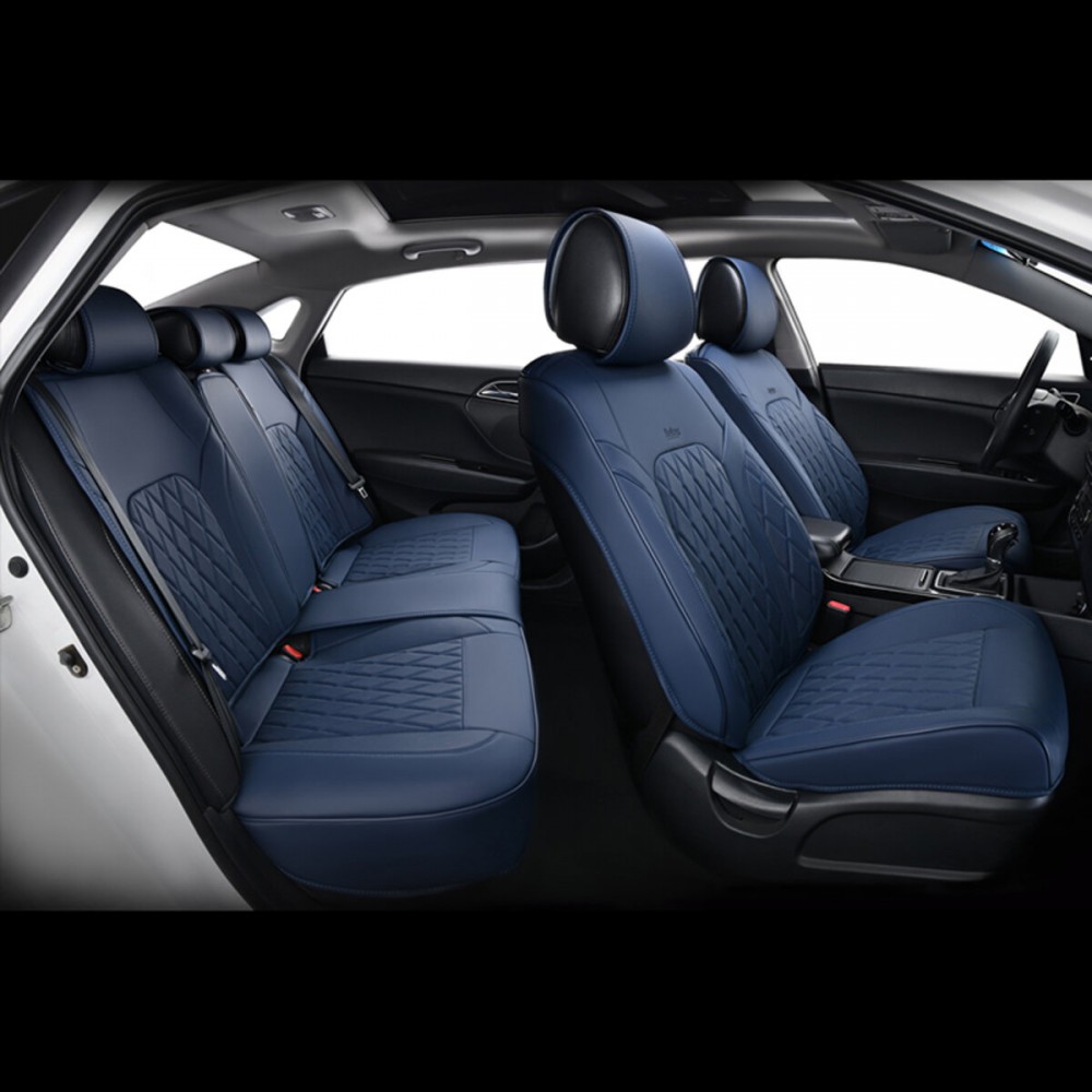 Комплект, 3D чехлы для сидений BELTEX Malibu, blue