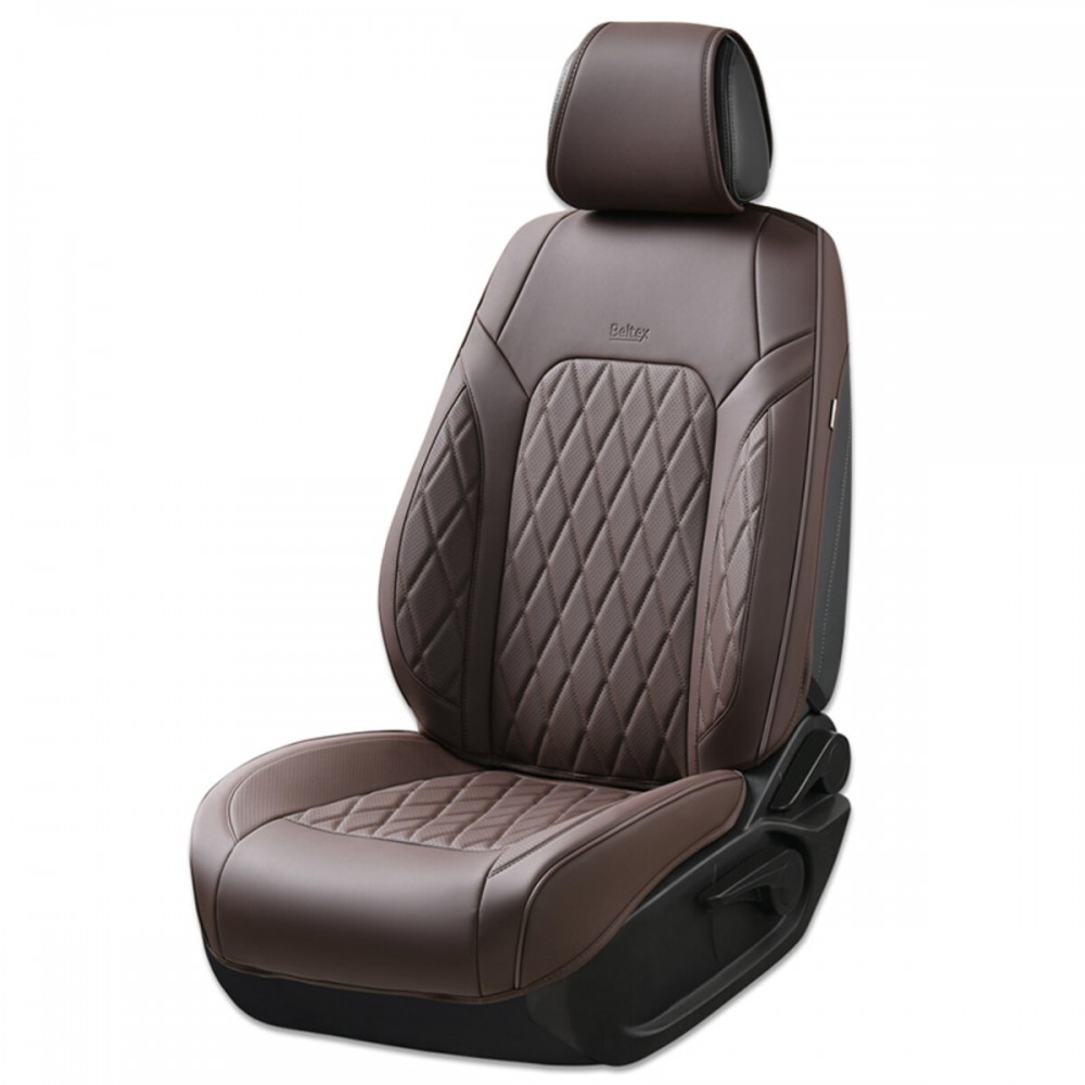 Комплект, 3D чехлы для сидений BELTEX Malibu, coffee