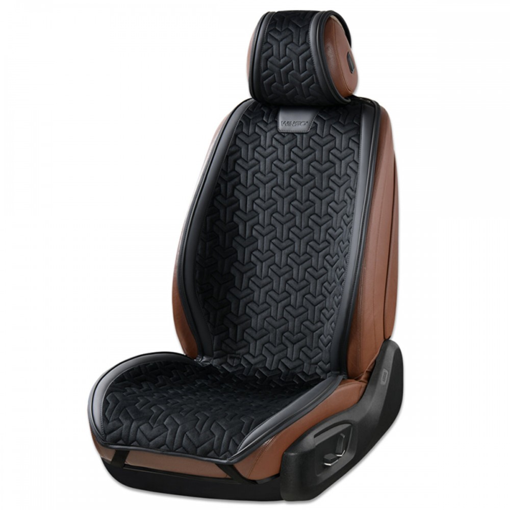 Премиум накидки для передних сидений Winso Pro DELTA, black 2шт.