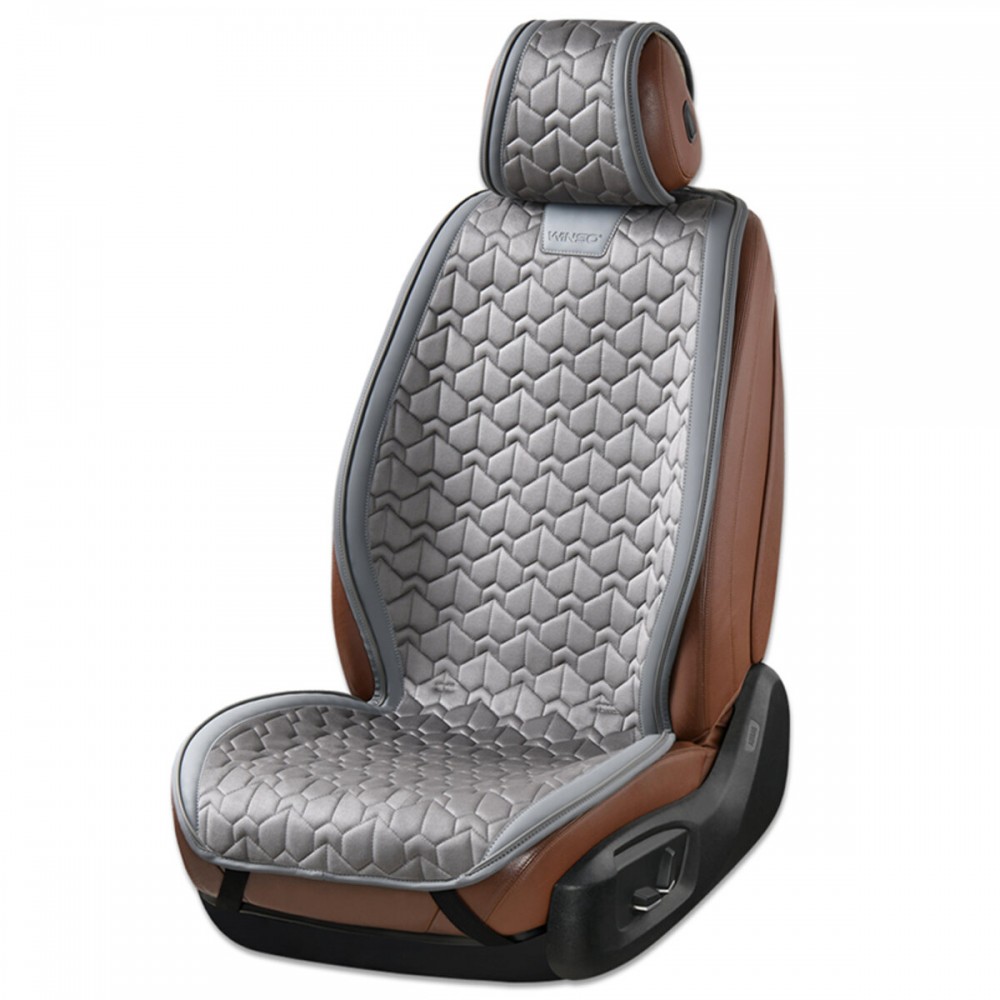 Премиум накидки для передних сидений Winso Pro SUPREME, gray 2шт.