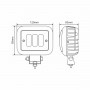 Фара светодиодная Brevia 10-30V, 30W (3x10W), 2700Lm, CSP1860DE 1шт