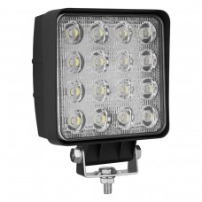 Фара світлодіодна Brevia EPISTAR white Spot 10-30V, 48W (16x3W), 3520Lm, 1шт