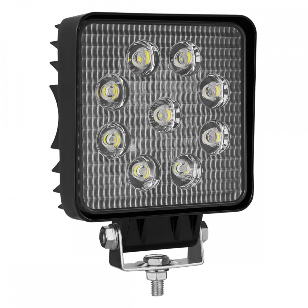 Фара светодиодная Brevia EPISTAR Flood 10-30V, 27W (9x3W), 1980Lm, 1шт