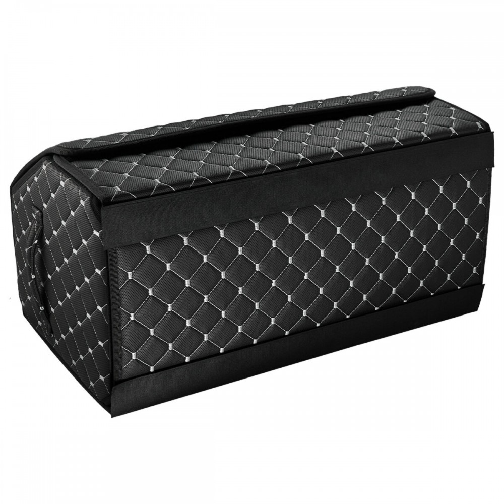 Сумка органайзер Beltex Эко кожа М 50х31х31 черная/серая